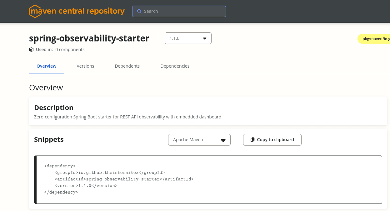 Spring Observability Starter